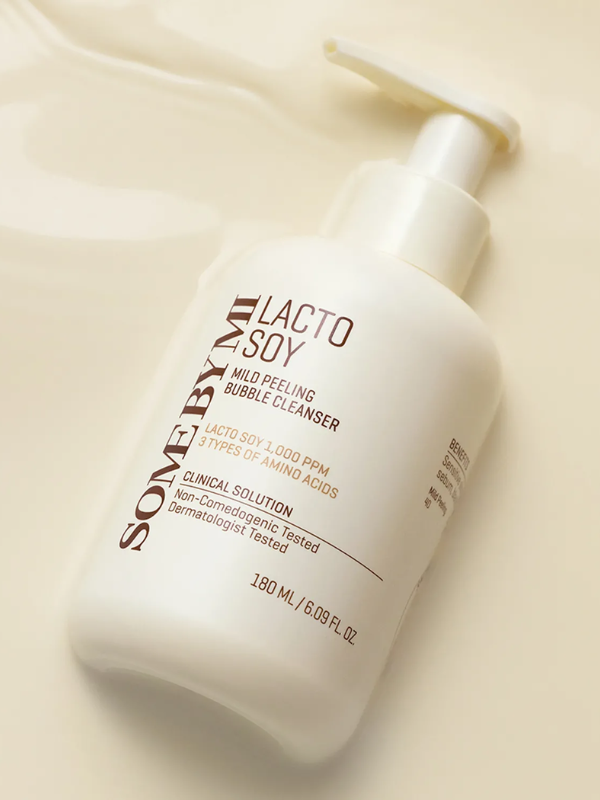 SOME BY MI Lactosoy Mild Bubble Peeling Cleanser 180ml-4