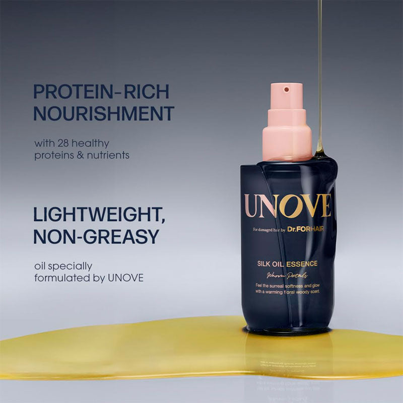 Unove Silk Oil Essence 70ml - Warm Petals-2