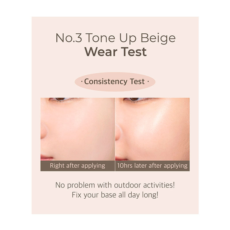 numbuzin No.3 Porcelain Base-Skip Tone Up Beige 50ml-4