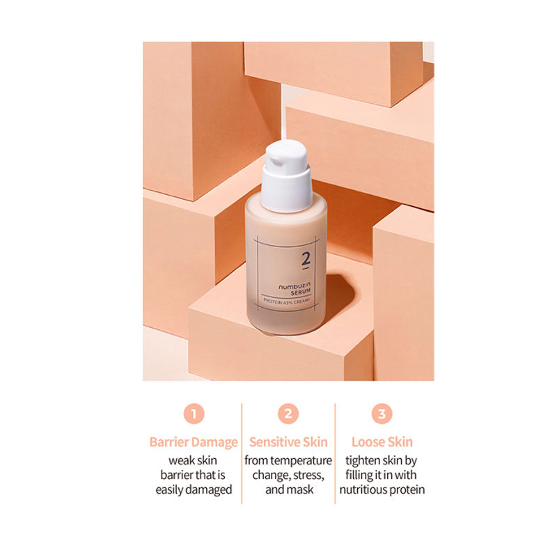 Numbuzin No.2 Protein 43% Creamy Serum 50ml-4