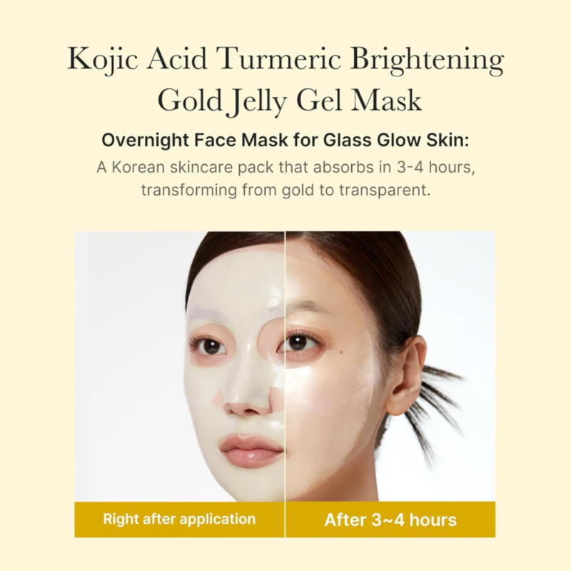 medicube Kojic Acid Turmeric Brightening Gel Mask 28g-4