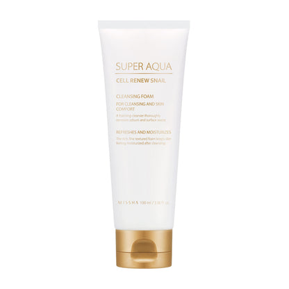 MISSHA Super Aqua Snail Cleansing Foam 100ml-1