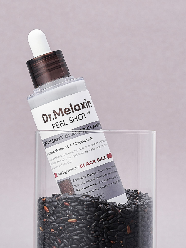 Dr.Melaxin Peel Shot Exfoliating Black Rice Ampoule 80ml-3