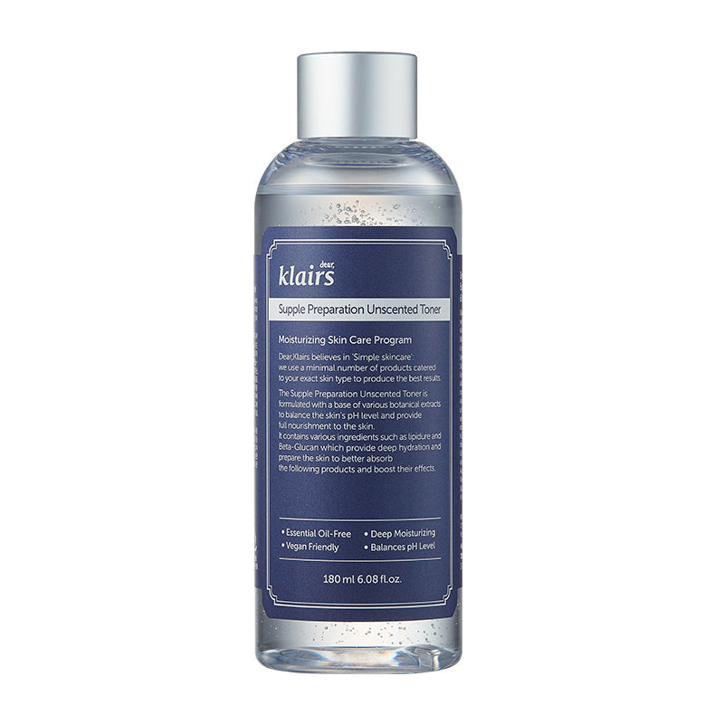 Dear, Klairs Supple Preparation Unscented Toner 180ml-1