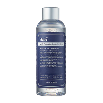 Dear, Klairs Supple Preparation Unscented Toner 180ml-1