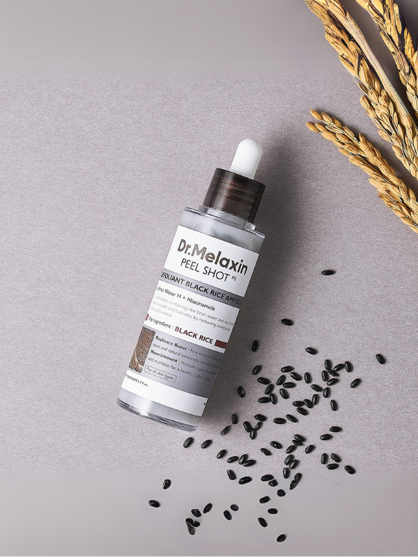 Dr.Melaxin Peel Shot Exfoliating Black Rice Ampoule 80ml-2