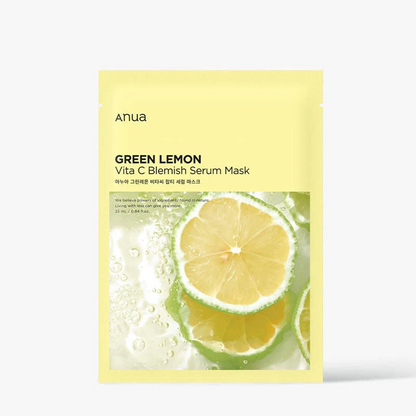 Anua Green Lemon Vita C Blemish Serum Mask 25ml - 1 PC