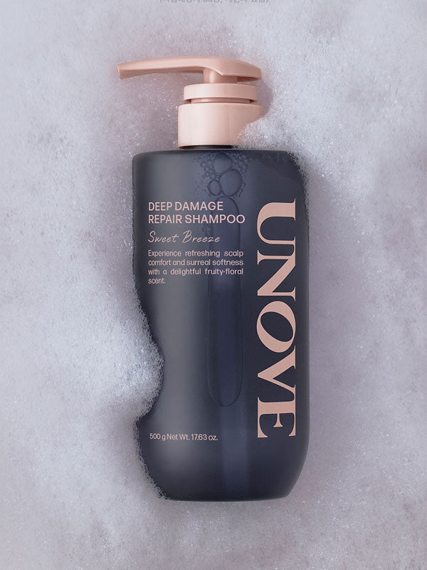 Unove Deep Damage Repair Shampoo 500ml - Sweet Breeze-0