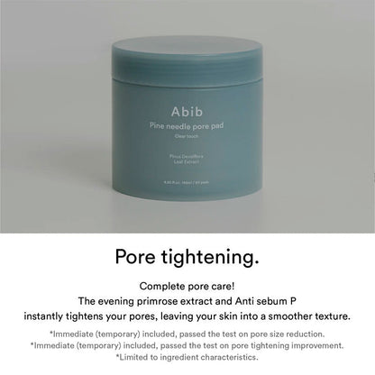 Abib Pine Needle Pore Pad Clear Touch 145ml / 60pads-3