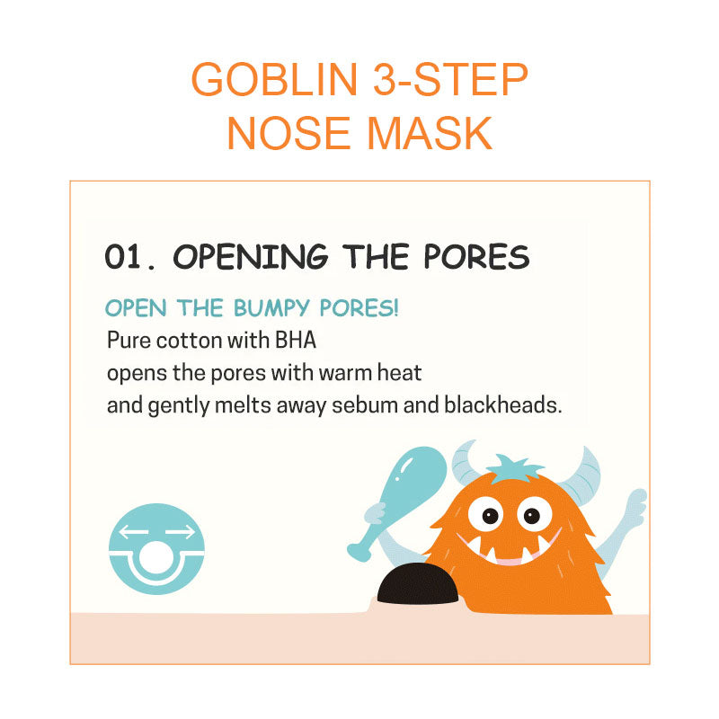 APIEU Goblin Blackhead 3-Step Nose Sheet 6.2g-2