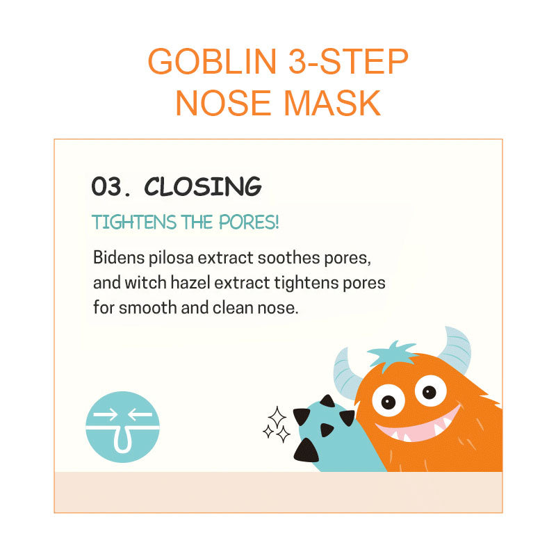 APIEU Goblin Blackhead 3-Step Nose Sheet 6.2g-4