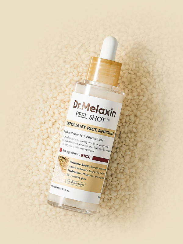 Dr.Melaxin Peel Shot Exfoliating White Rice Ampoule 80ml-4