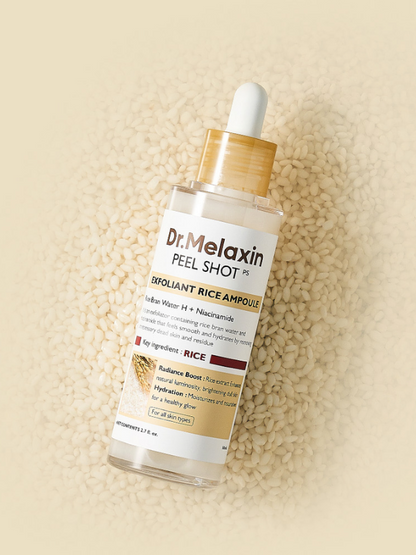 Dr.Melaxin Peel Shot Exfoliating White Rice Ampoule 80ml-4