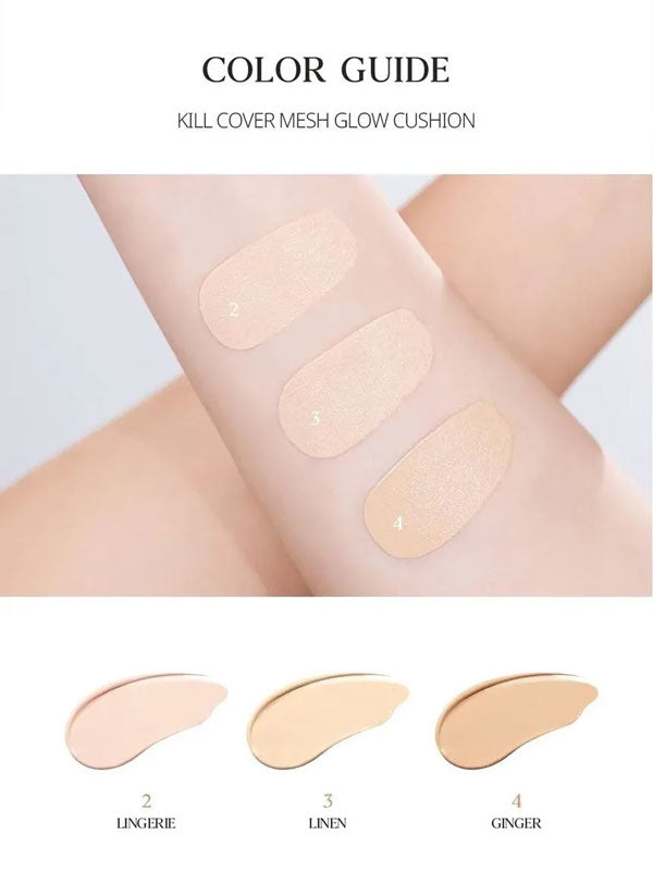 Clio Kill Cover Mesh Glow Cushion + Refill 15g-10