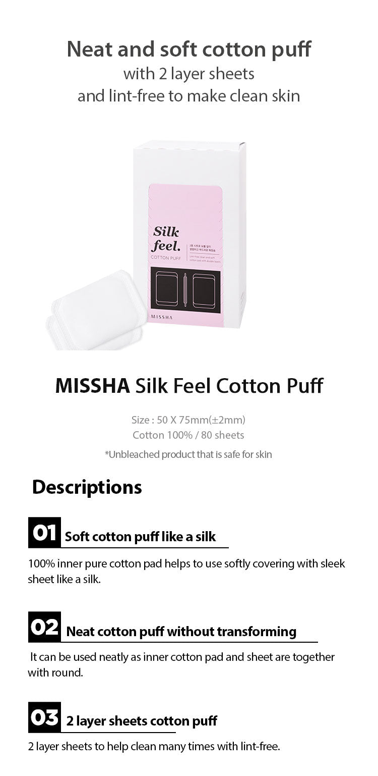 MISSHA Silk Feel Cotton Puff-3