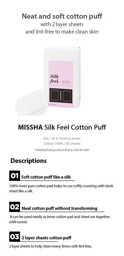 MISSHA Silk Feel Cotton Puff-3