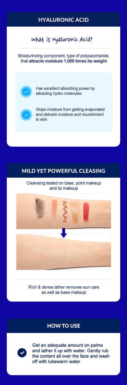 MISSHA Super Aqua Ultra Hyalron Cleansing Foam 200ml-2