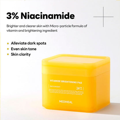 Mediheal Vitamide Brightening Pad 180ml / 100pads-2