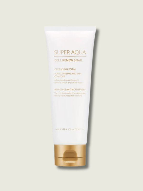 MISSHA Super Aqua Snail Cleansing Foam 100ml-0
