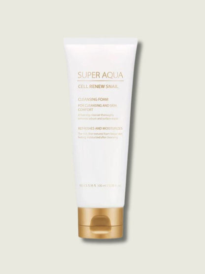 MISSHA Super Aqua Snail Cleansing Foam 100ml-0