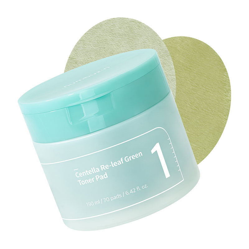 numbuzin No.1 Centella Re-Leaf Green Toner Pad 190ml / 70pads-1