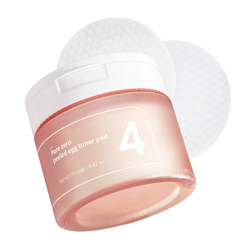 numbuzin No.4 Pore Zero Peeled Egg Toner Pad 190ml / 70pads-1