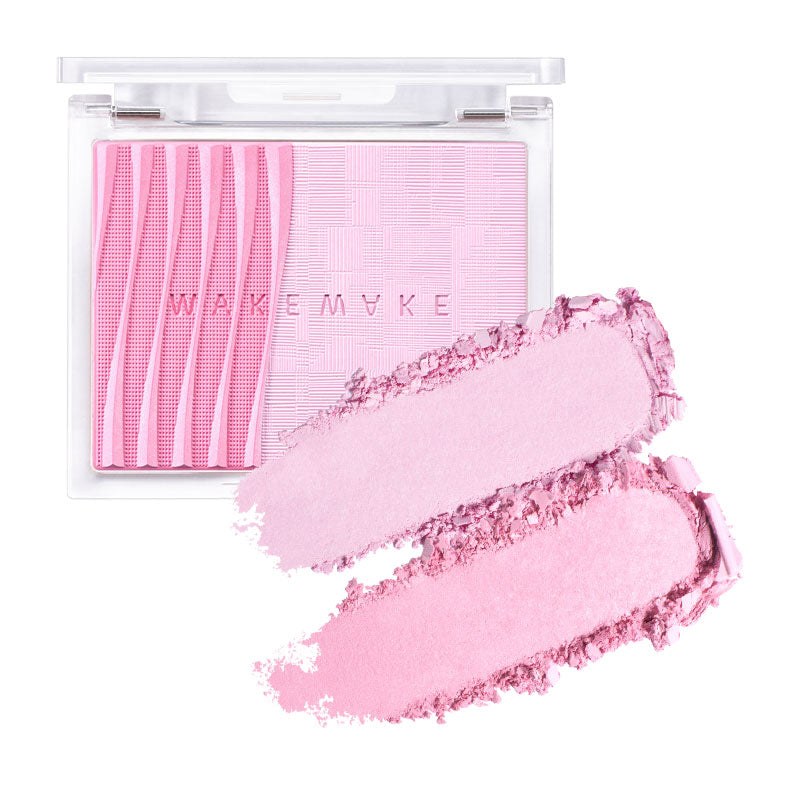 WAKEMAKE Sheer Layering Dual Blusher 5g-5