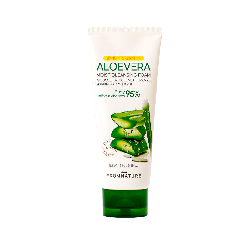 From Nature Aloevera Moist Cleansing Foam 150g-0