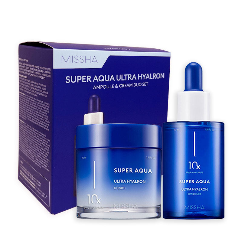 MISSHA Super Aqua Ultra Hyalron Ampoule & Cream Duo Set-0